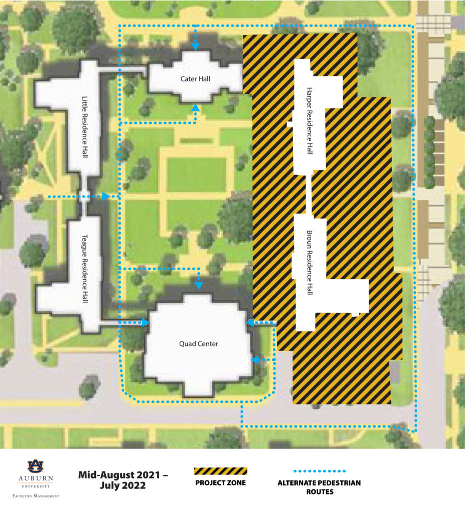Temporary Road and Facilities Closures Auburn University Facilities