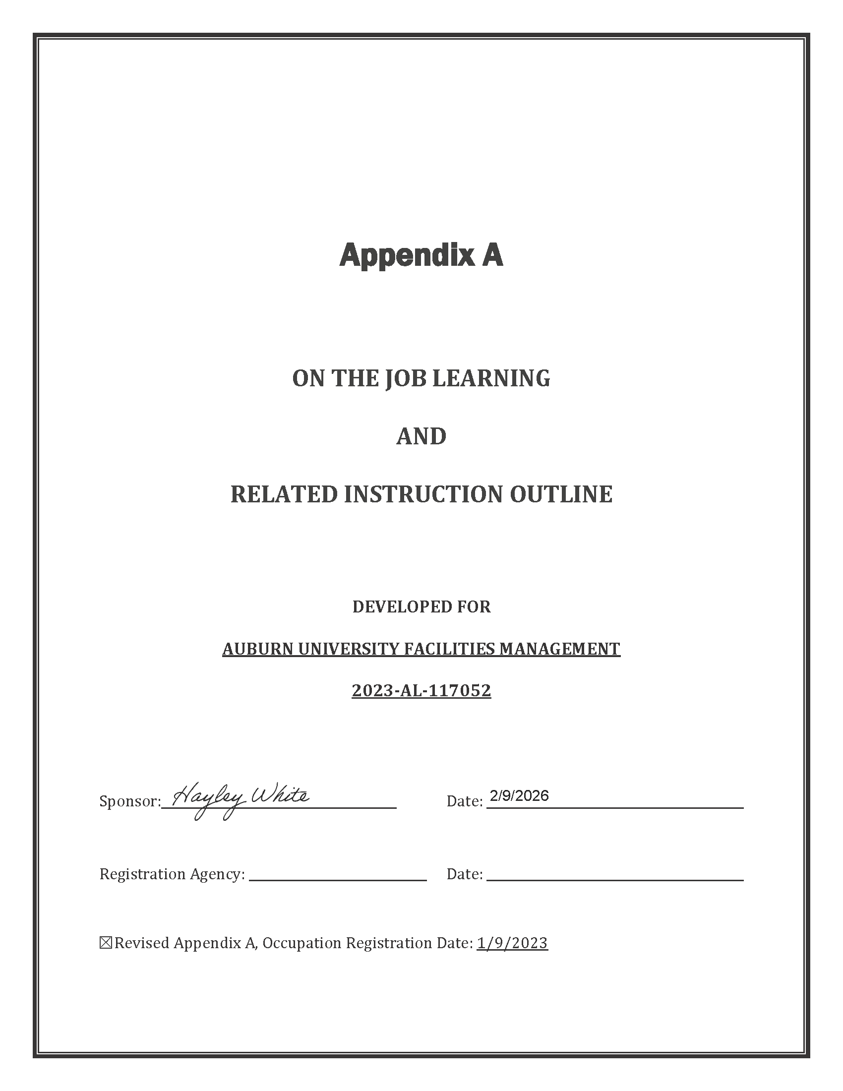 AUFM App A - Plumbing-2026