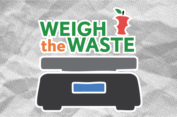 Weigh the Waste logo Graphic