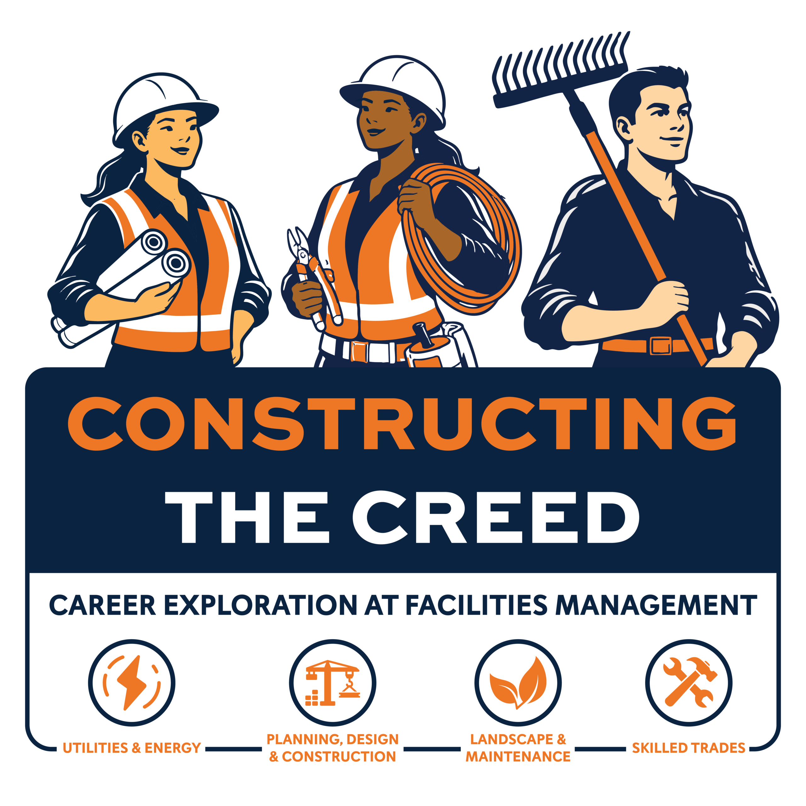 Constructing the Creed logo