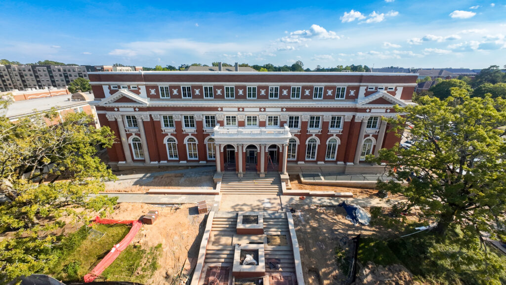 Aerial View of Comer Hall